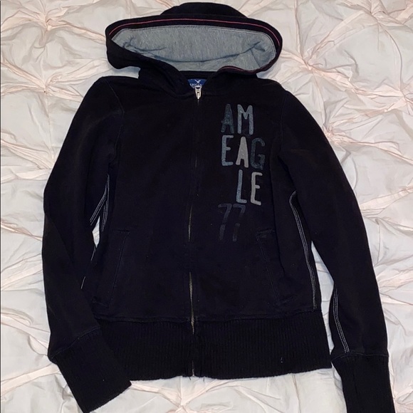 American Eagle Outfitters Tops - Vintage AE Zip Up Hoodie